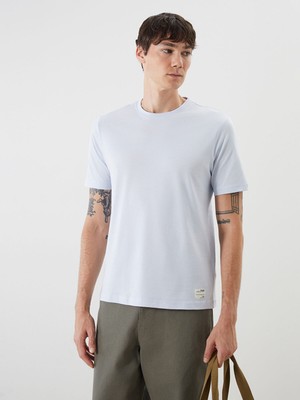 Lc Waikiki Yeni Sezon Bisiklet Yaka Penye Erkek Tişört