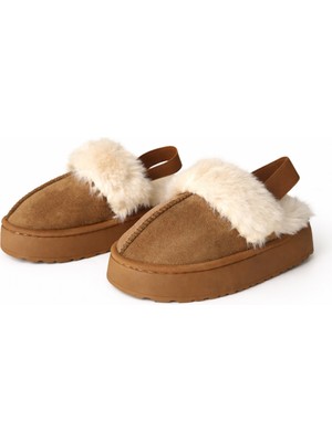 Ecrou Bantlı Panduf Terlik Kahve