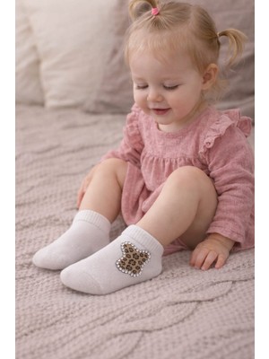 Gigi Giyim Taşlı Kız Çocuk Patik Çorap