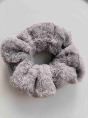 Makmery Peluş Simit Toka Gri