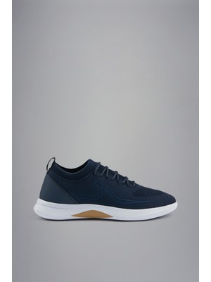 Paul & Shark Erkek Rahat Taban Marka Logolu Bağcıklı Lacivert Sneaker 14318002-050