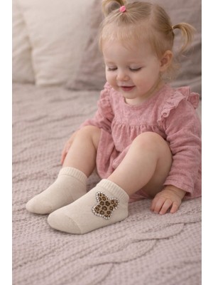 Gigi Giyim Taşlı Kız Çocuk Patik Çorap