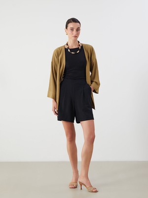 Lc Waikiki Yeni Sezon Beli Lastikli Kadın Pileli Şort