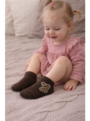 Gigi Giyim Taşlı Kız Çocuk Patik Çorap