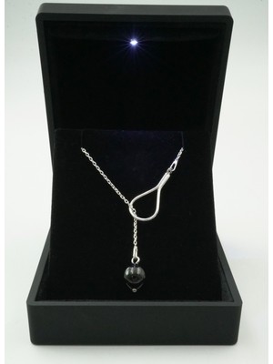 PremiumPort Şık El Yapımı Oltu Taşı Kolye, Zarif Takı Tasarımı