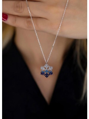 PremiumPort Şık 925 Gümüş Rodyum Kaplamalı Zarif Kolye