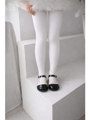 Gigi Giyim Düz Renk Kız Çocuk Külotlu Çorap