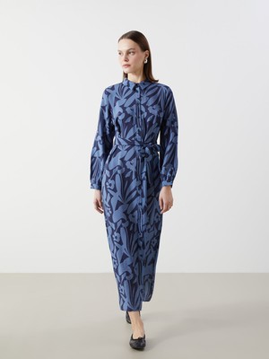 Lc Waikiki Yeni Sezon Çiçekli Kadın Gömlek Elbise