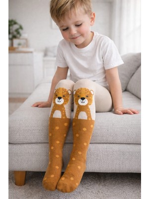 Gigi Giyim Hayvan Desenli Erkek Çocuk Külotlu Çorap