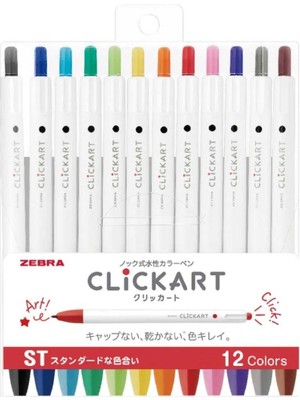Zebra Clickart Market Pen St 12'li Set Klasik