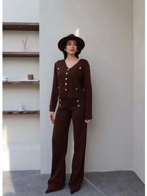 Esra Helvacı Vatkalı Düğme Detay Ikili Takım