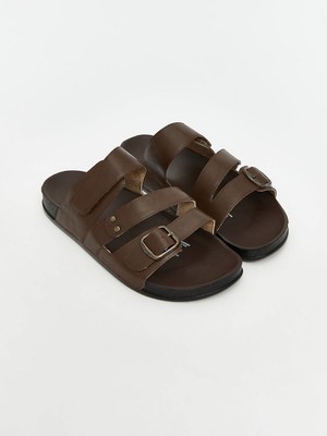 Lc Waikiki Yeni Sezon Deri Görünümlü Erkek Terlik