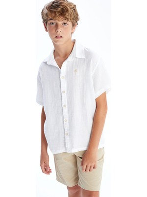 Lc Waikiki Yeni Sezon Kısa Kollu Erkek Çocuk Gömlek