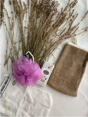 DS LLC Ieg™ Doğal 4'lü Banyo Hamam Seti DSLLCRS-ETIEG34