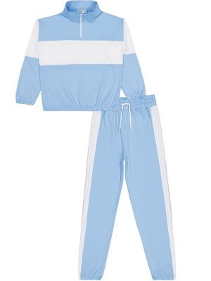 Civil Girls Parçalı 10-13 Yaş Eşofman Takımı - Mavi 13-14 Yaş