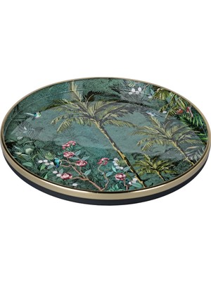 LuckyArt Jungle Dekoratif Tepsi 36CM