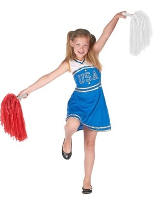 DS LLC Ieg™ 1 Çift Kırmızı Beyaz Renklerde 23 Nisan Gösteri Ponponu DSLLCRS-ETIEG34