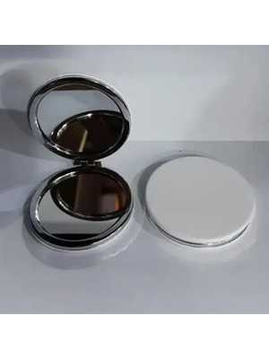 DS LLC Ieg™ Beyaz Yuvarlak Büyüteçli Cep Aynası DSLLCRS-ETIEG34