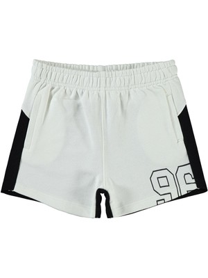 Civil Girls 96 Baskılı 10-13 Yaş Şort - Siyah 12-13 Yaş