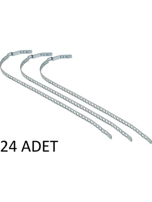 AFT AKS KÖRÜK KELEPÇESİ UNİVERSAL 7MM UZUN PKT 24 LÜK PASLANMAZ GALVENİZLİ SAÇ (24 ADET)
