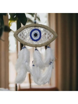 DS LLC Ieg™ Nazar Boncuğu Motifli Göz Model Duvar Süsü El Işçiliği Duvar Dekoru DSLLCRS-ETIEG34