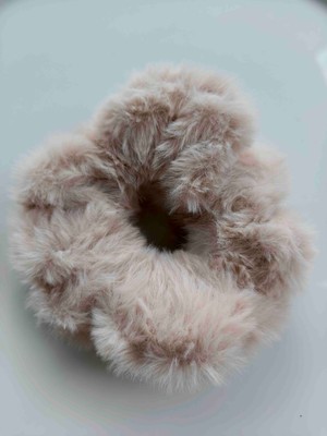 Makmery Peluş Simit Toka Açık Kahve