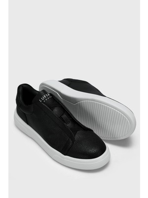 Lufian Erkek Dante Deri Sneaker Ayakkabı 112230256 Black