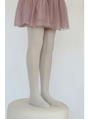 Bemp 2'li 50 Den Düz Çocuk Külotlu Çorap Beyaz - 11-12 Yaş