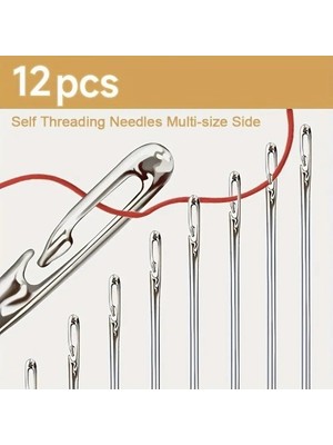 DS LLC Ieg™ Kolay Iplik Geçirilen Iğne Seti 12 Adet DSLLCRS-ETIEG34