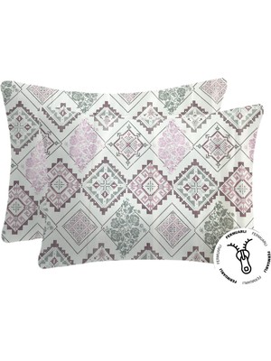 Lief Home Ranforce Kumaşından Gizli Fermuarlı Yastık Kılıfı 50X70 ( 2 Adet )