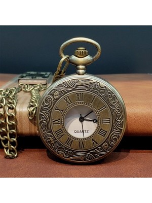 DS LLC Ieg™ Vintage Tasarım Köstekli Saat DSLLCRS-ETIEG34