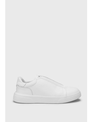 Lufian Erkek Dante Deri Sneaker Ayakkabı 112230256 Beyaz