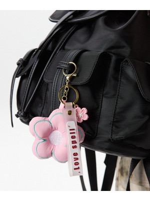 Twist ÇİÇEKLİ VE SLOGANLI ANAHTARLIK TS1260072003033