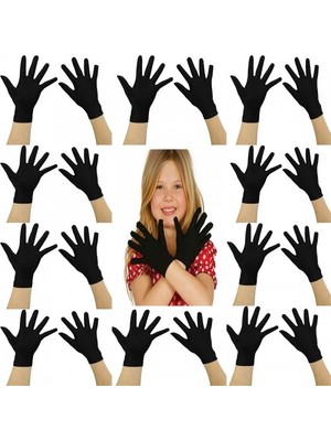 DS LLC Ieg™ Siyah Likralı Bando Gösteri Eldiveni (10 Çift) DSLLCRS-ETIEG34