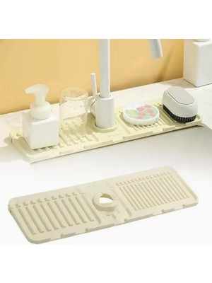 DS LLC Mutfak Banyo Lavabo Kenarı Silikon Mat Gri (4887)