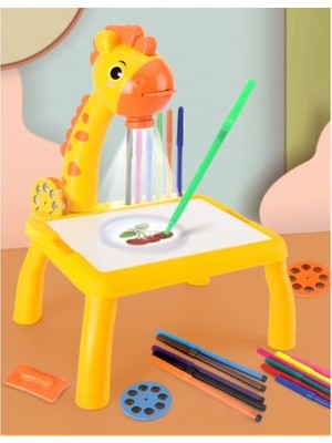 DS LLC Ieg™ Zürafa Tasarımlı Projeksiyonlu Boyama Tahtası DSLLCRS-ETIEG34