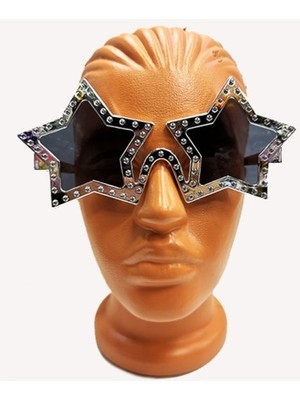 DS LLC Ieg™ Gümüş Yıldız Metalize Parti Gözlüğü DSLLCRS-ETIEG34