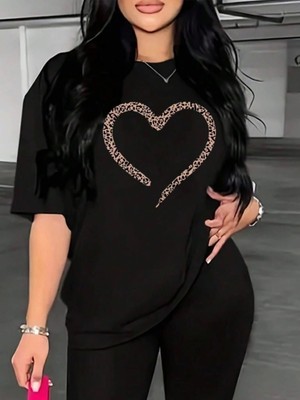 Stelol Baskılı T-Shirt - Siyah