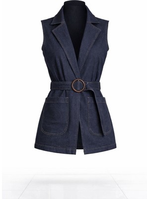 Vellichor Jean Yelek - Lacivert