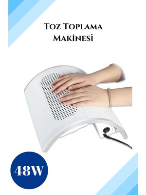 Normadia Protez Tırnak Toz Toplama Makinesi 3 Motor 48 Watt Güçlü ve Kullanışlı