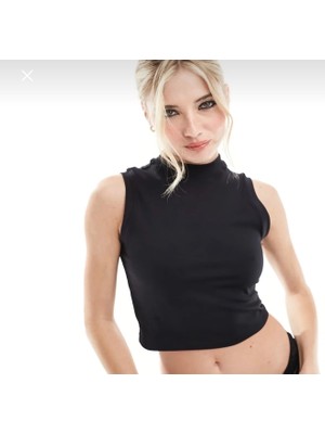 Nike One Dri-Fit Fitted Mock-Neck Cropped Training Kadın Atlet FN2906-010