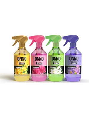 Onno Oda Kokusu 730 ml x 4 Adet (Sardunya, Begonya, Manolya, Gardenya)