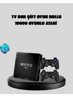 Poyraz Market 10K Ultra Hd M8PRO Mini 2 – 64 GB Depolama, Android 12, Oyun ve Tv Deneyimi Bir Arada