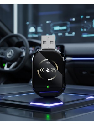 Teknodayım Kablosuz Carplay ve Android Auto Adaptörü Tak Çalıştır Kullanım