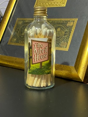 The Kibrit House  The Kibrit House Limited Edition Cam Şişe Şömine Kibrit