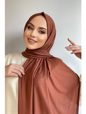 Balse Eşarp Çikolata Balse Penye Şal