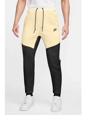 Nike Tech Fleece Slim Fit Men’s Track Jogger Pants Erkek Dar Kesim Eşofman Altı Krem