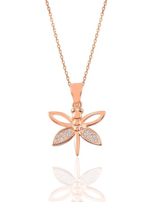 PremiumPort Gümüş Yusufçuk Modeli Kadın Kolye, Zarif ve Şık Takı Tasarımı