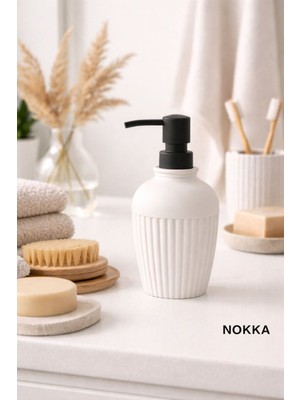 Nokka Dekoratif Sıvı Sabunluk, Bella Akrilik Sabunluk, 9X13 cm