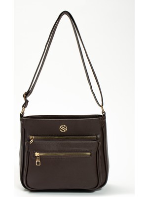 ÖZER-1399 Sanmorris Çapraz Ayarlanabilir Çapraz Askılı Suni Deri Kadın Omuz Çantası